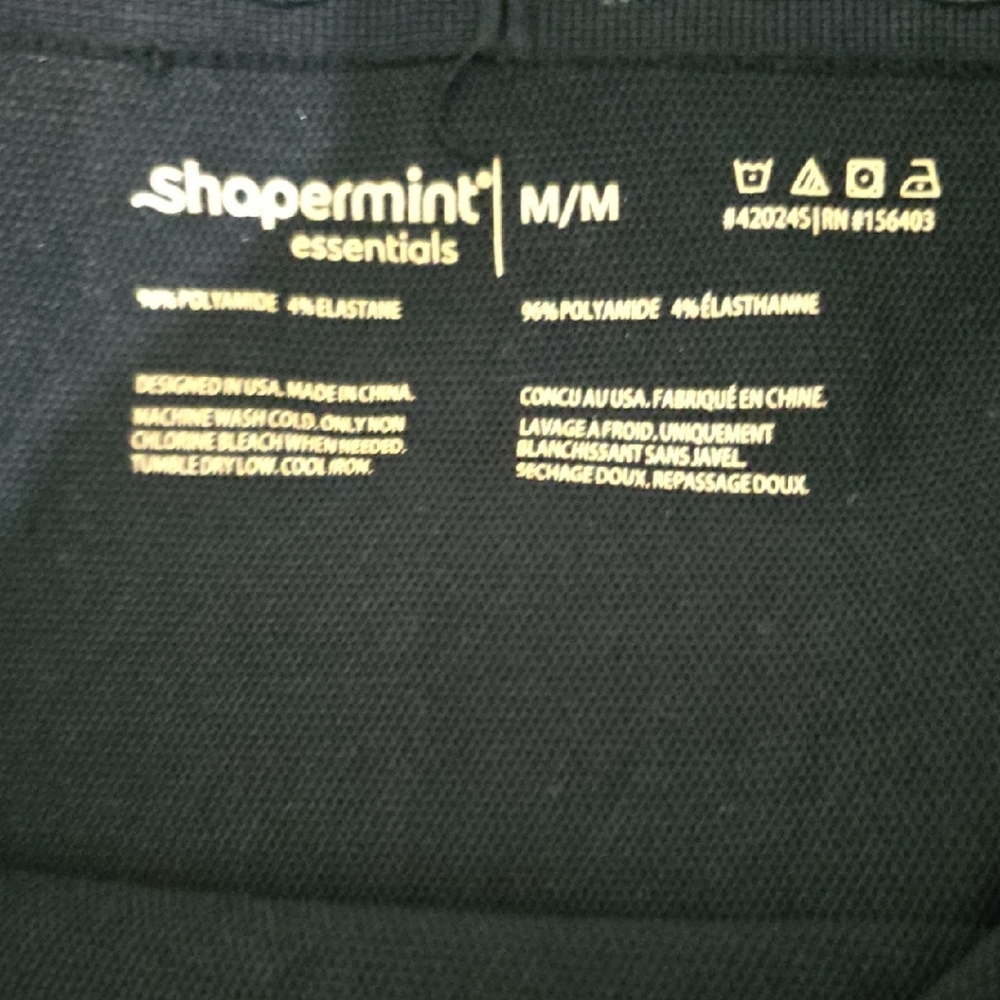 Brand New Shapermint Black Essential Leggings